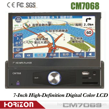 7 Inch HD Touch Retractable Screen + MP5 Navigation One Machine=Family Retractable Screen Car Gpscm7068
